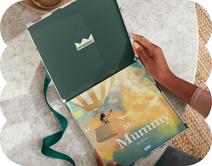Personalised book in a gift box