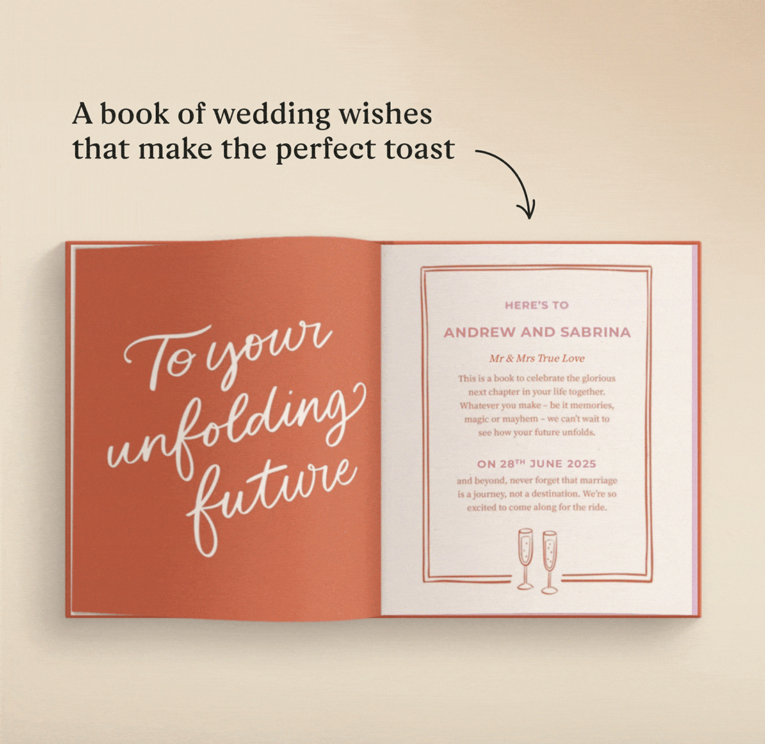 GIF showing the personalised pages of the book