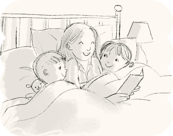 illustration from personalised book