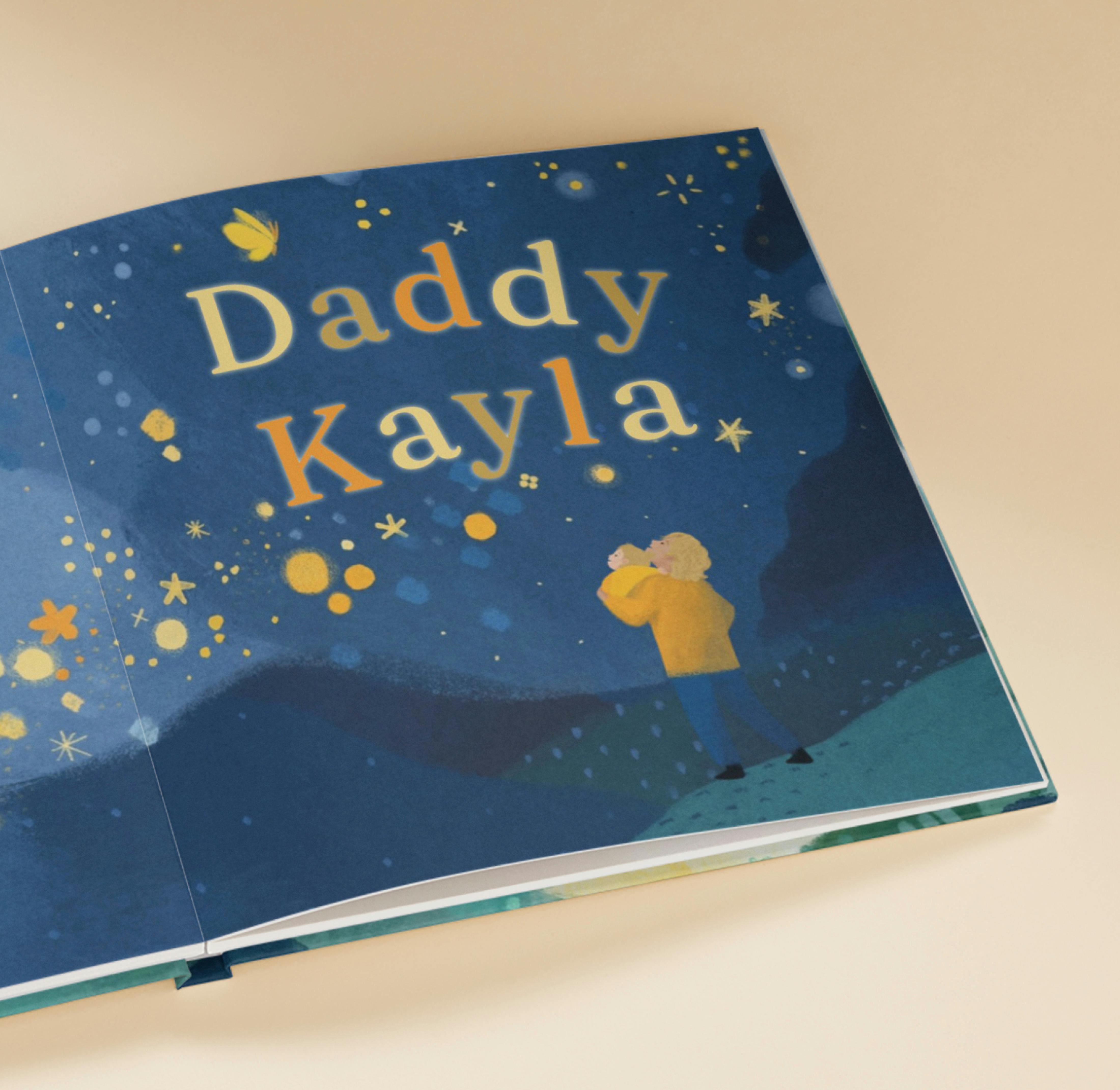 a page inside the personalised book