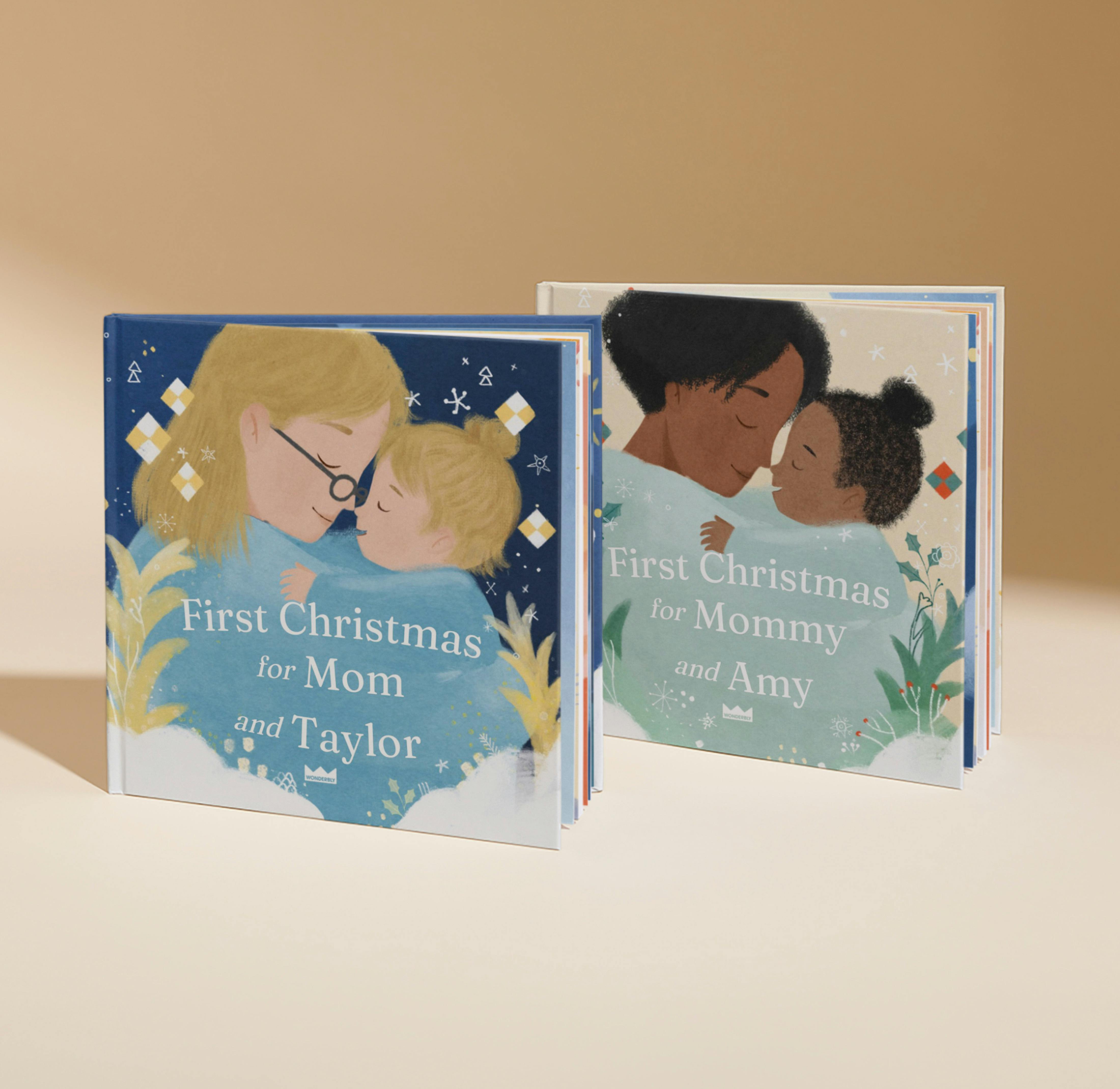 two personalised book covers