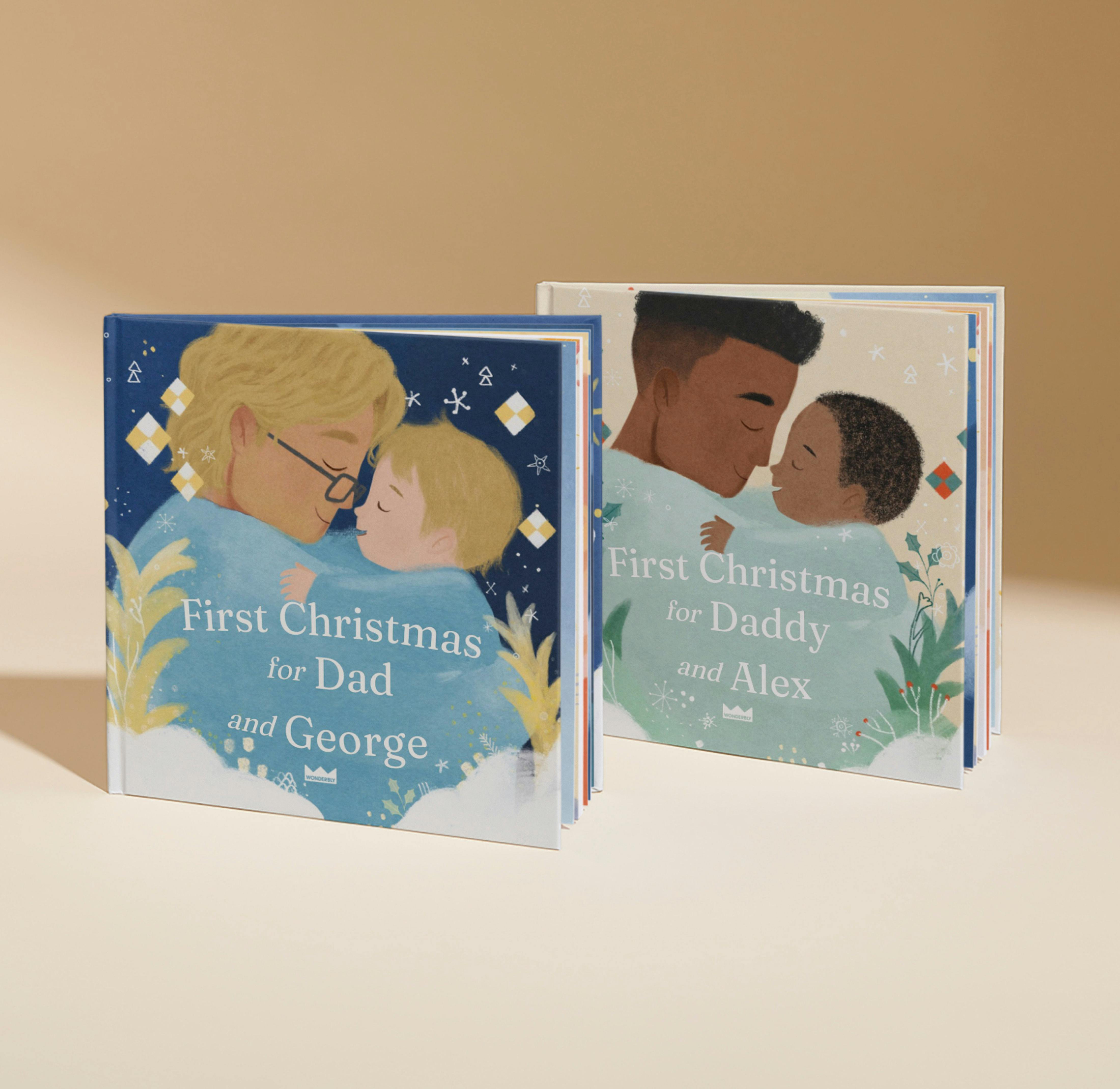 two personalised book covers