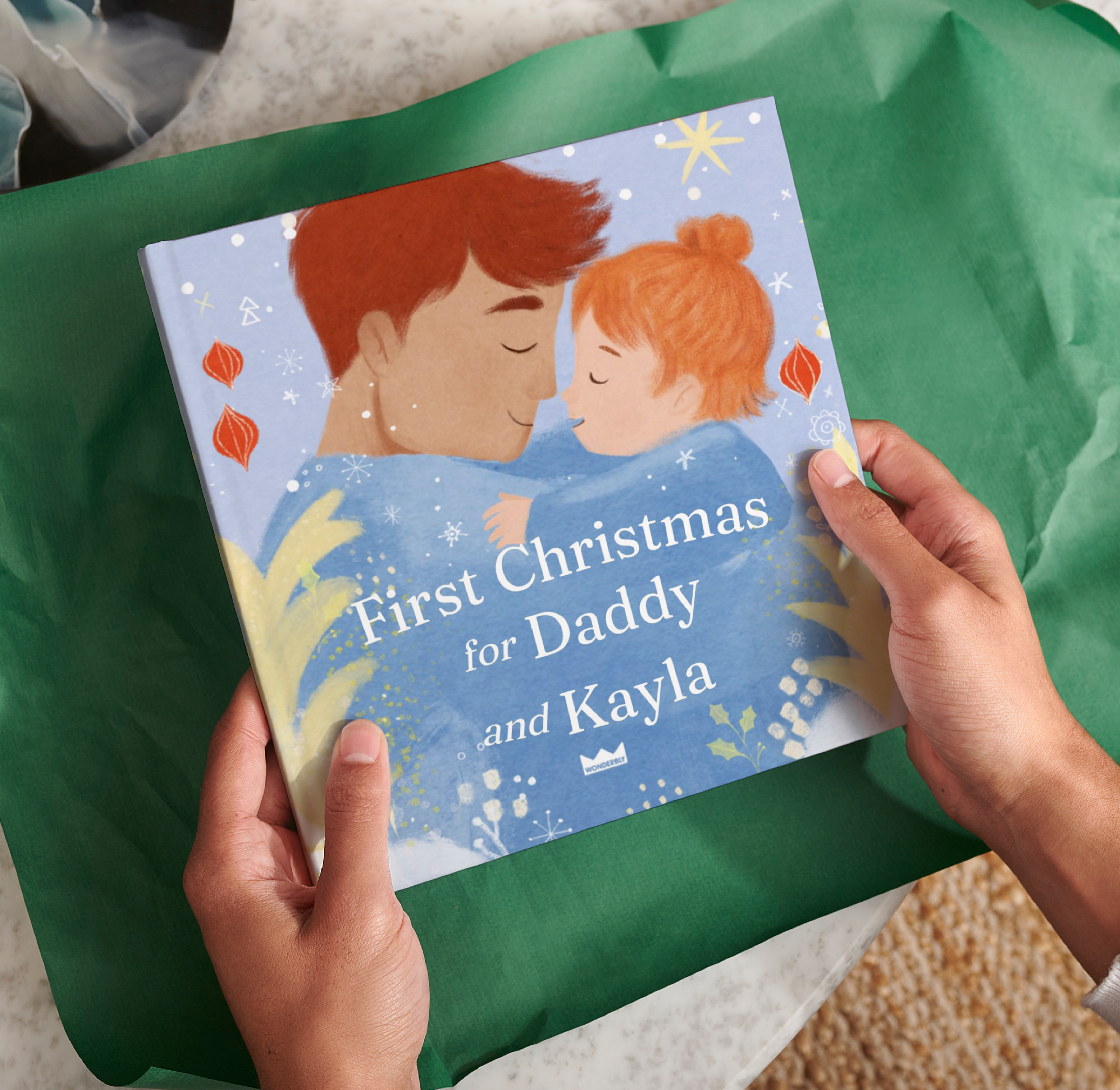 First Christmas for Daddy and Me A letter from baby to Daddy