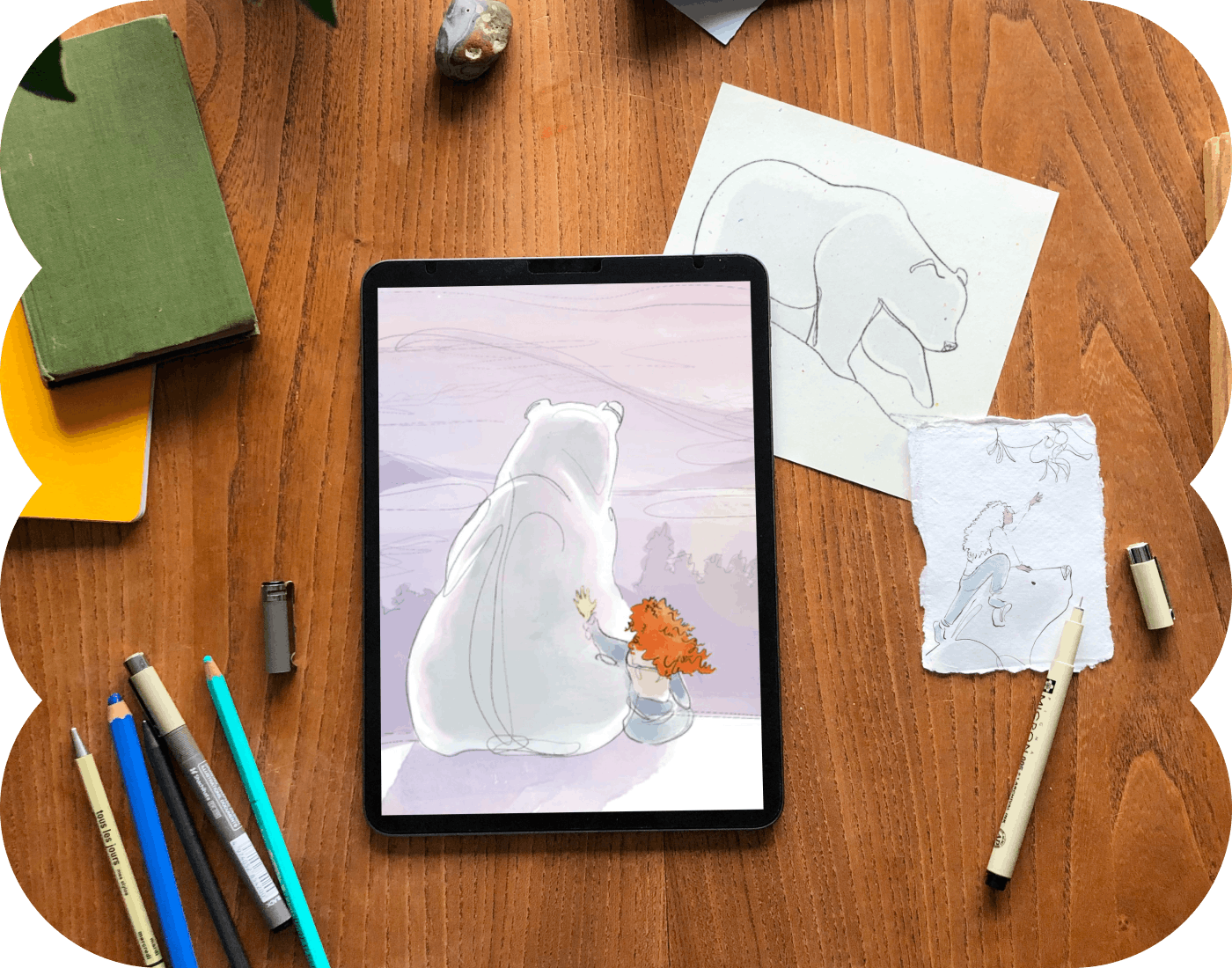 illustration of dear you personalised book