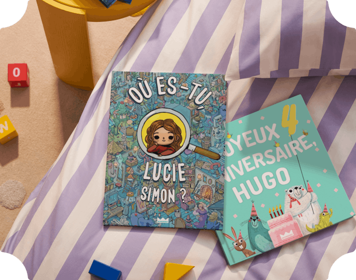 Deux couvertures personnalisées