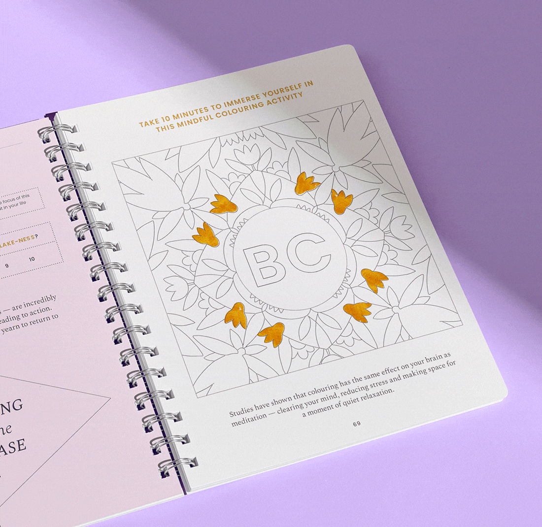 GIF showing the personalised pages of the book