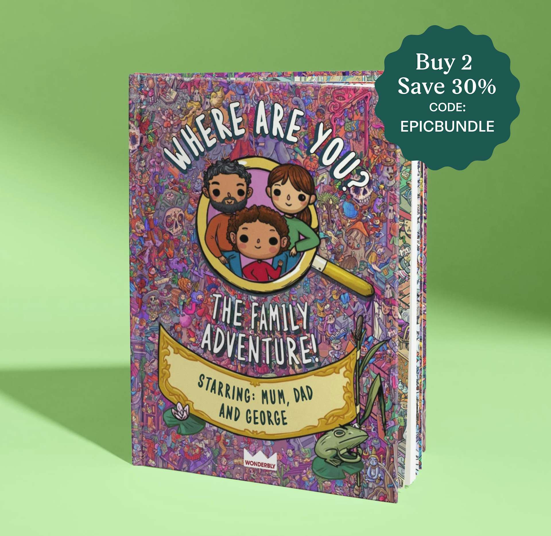 Personalised book cover