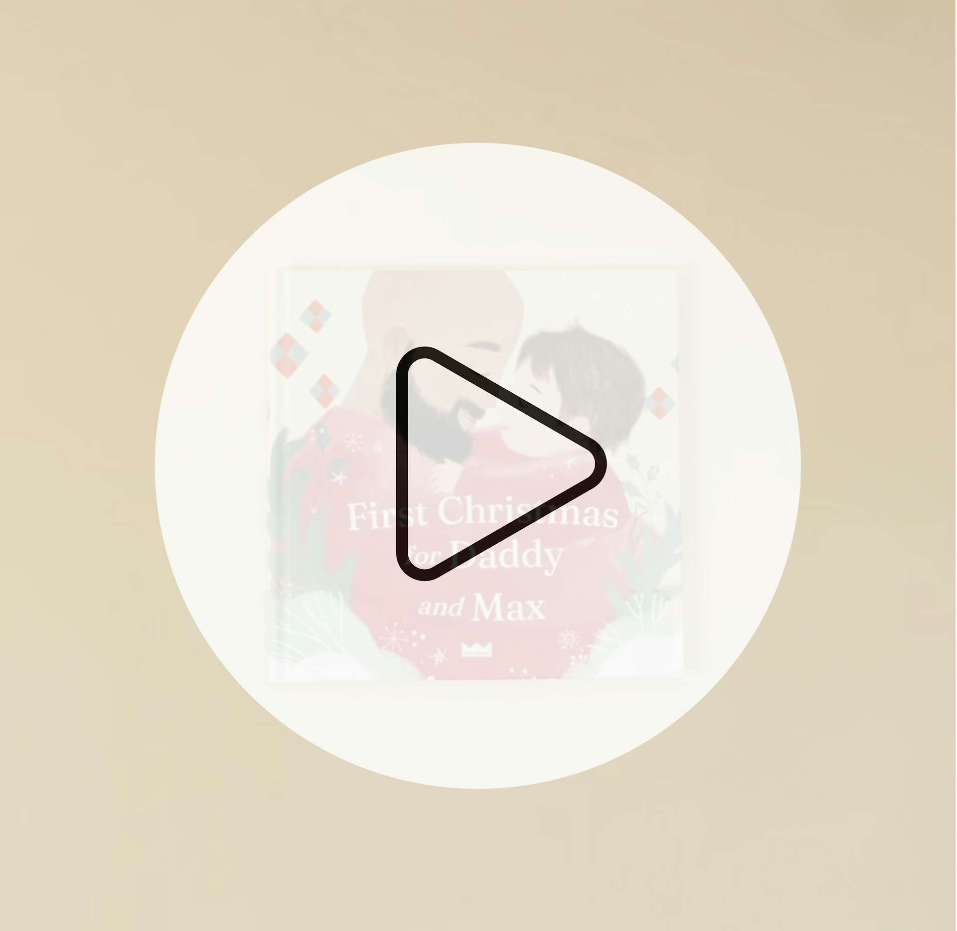 Video showing pages of personalised book