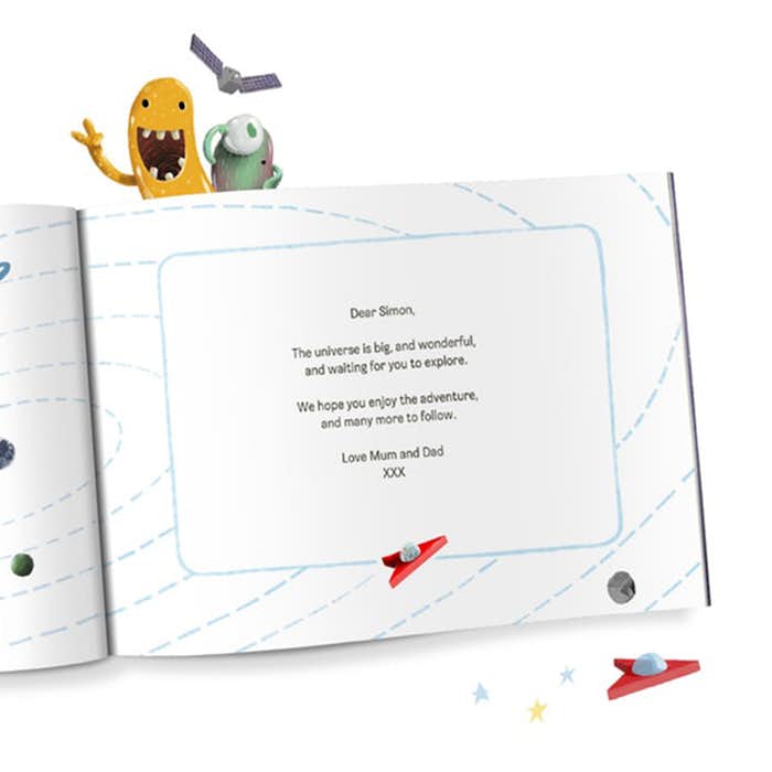 The Journey Home - Product Description of the personalised dedication from mum and dad