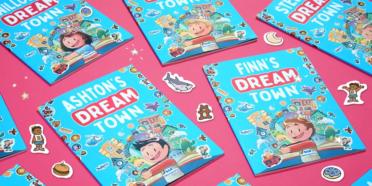 My Dream Town Sticker Book For Kids Wonderbly My Dream Town Sticker Book For Kids Wonderbly