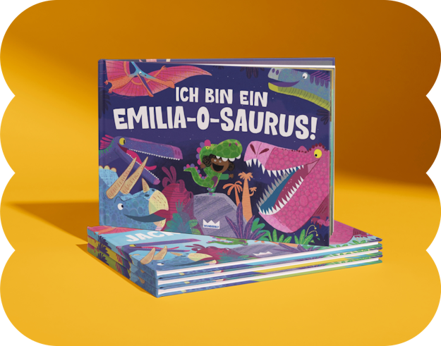 personalisiertes Dinosaurier-Buch