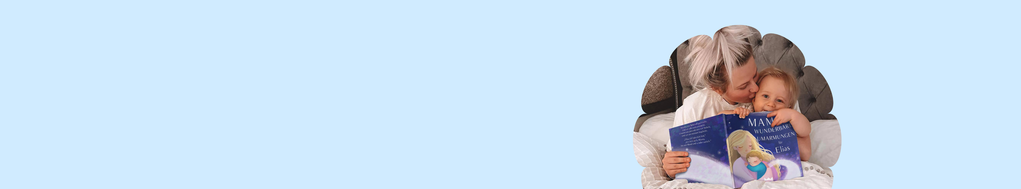 Mutter und Kind umarmen sich