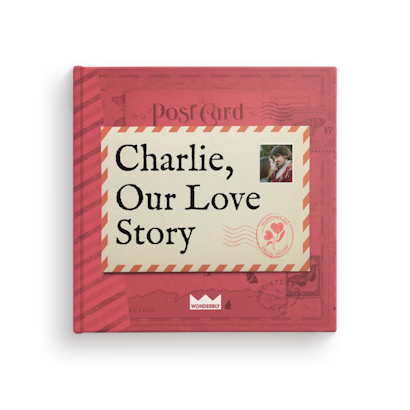 pink front cover of our love story valentines edition