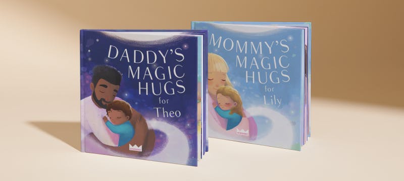 story books name mommy and daddys magic hug books