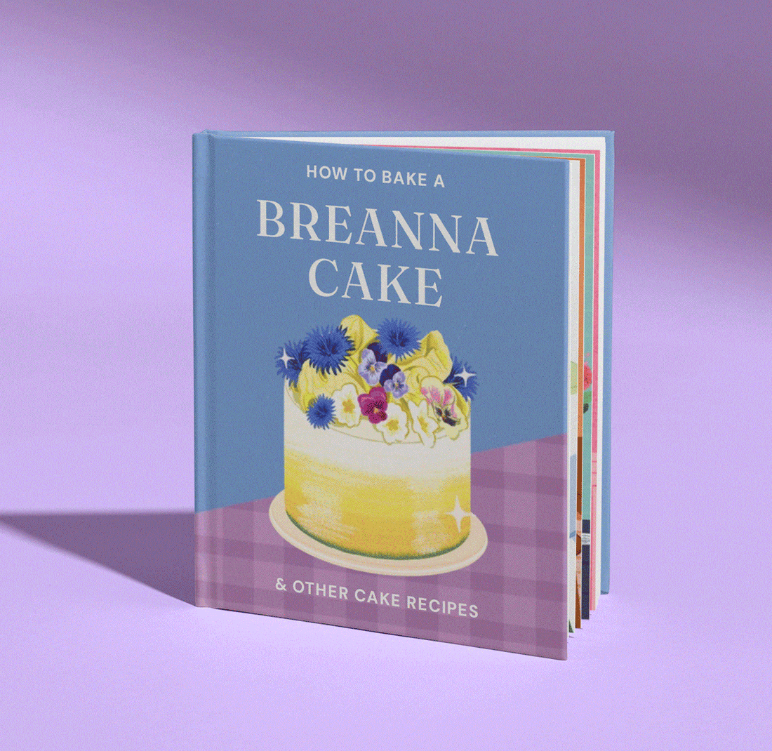 GIF showing covers of personalised book