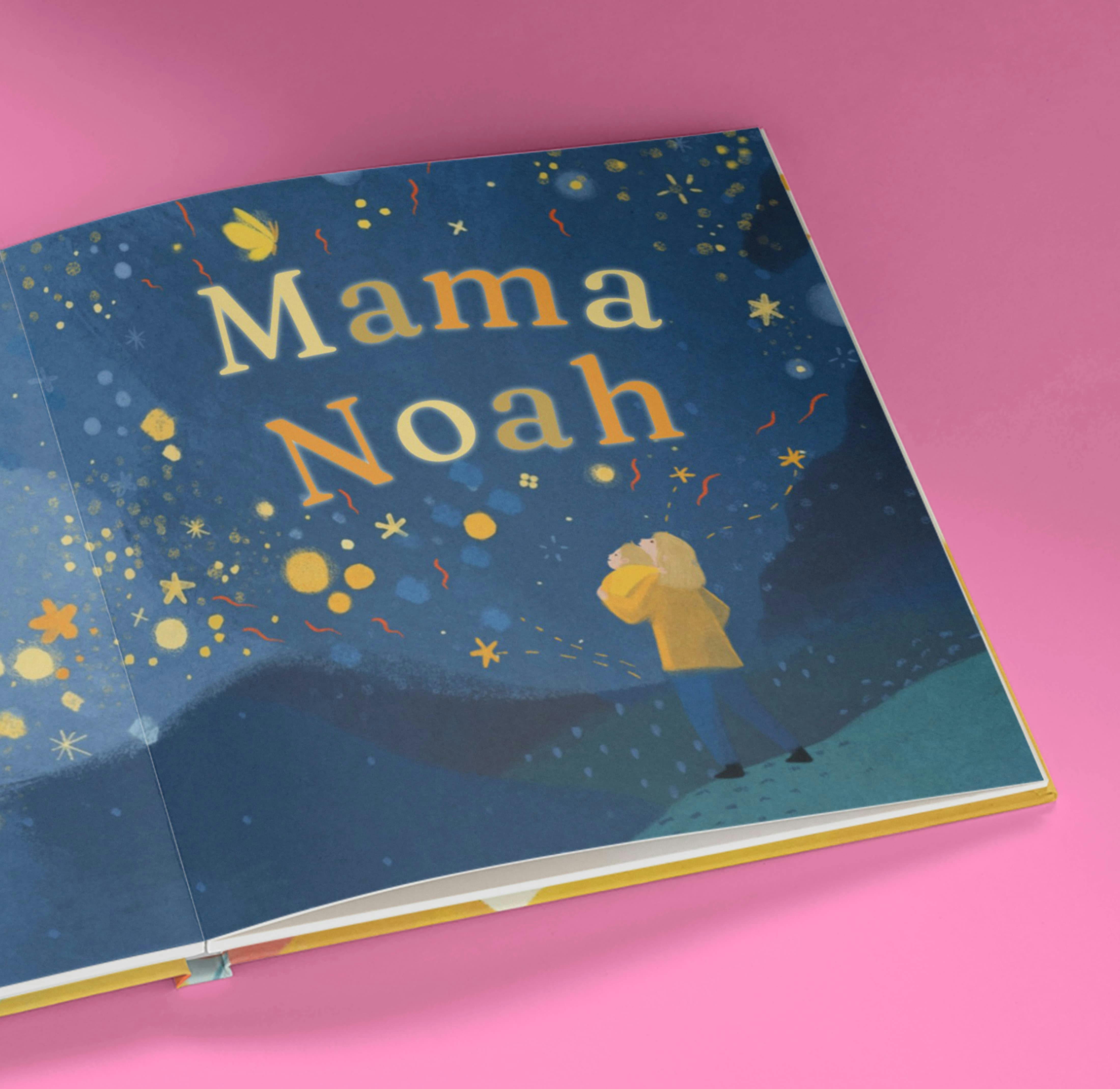 Een pagina in het gepersonaliseerde boek