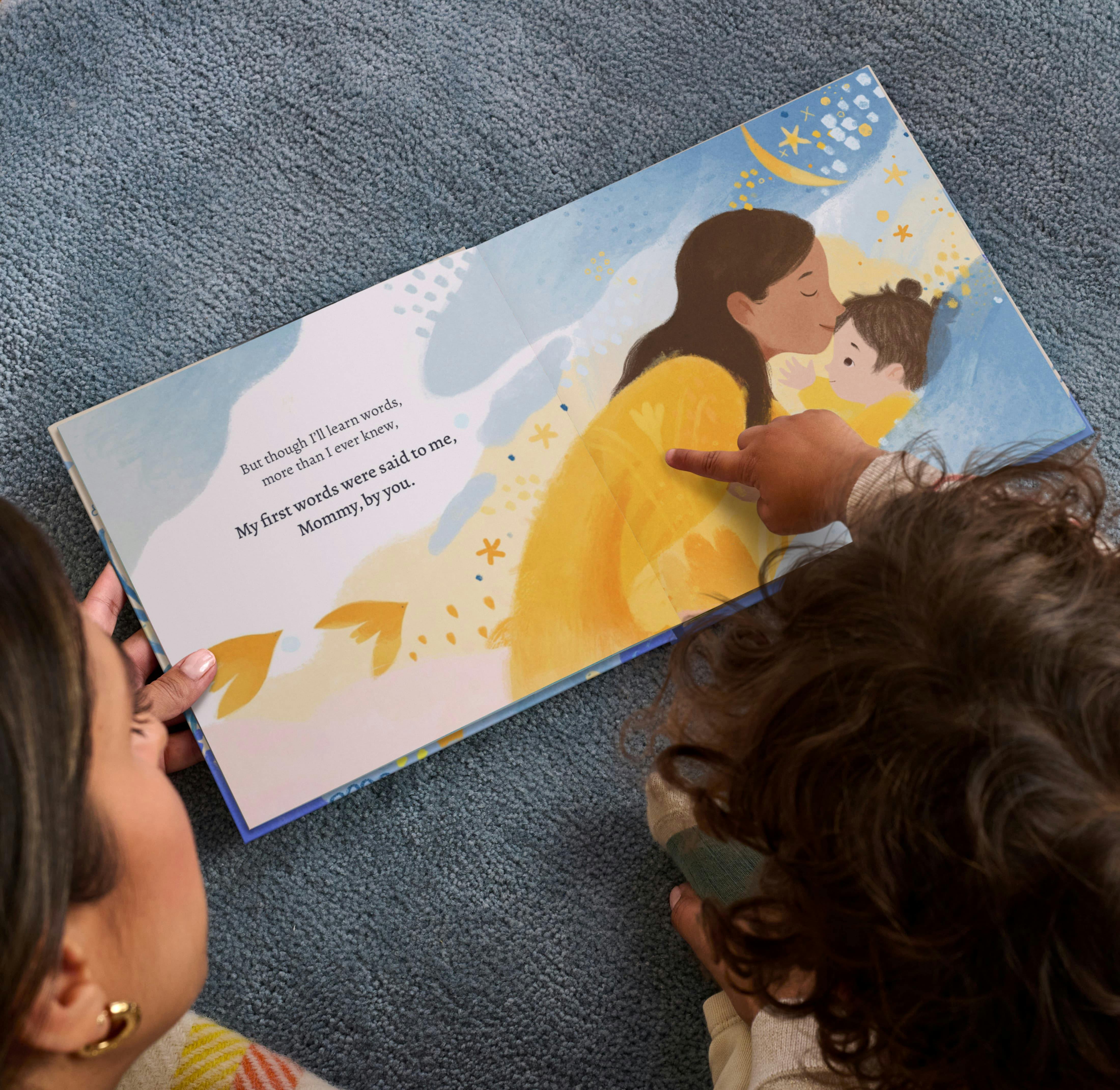 a page inside the personalised book