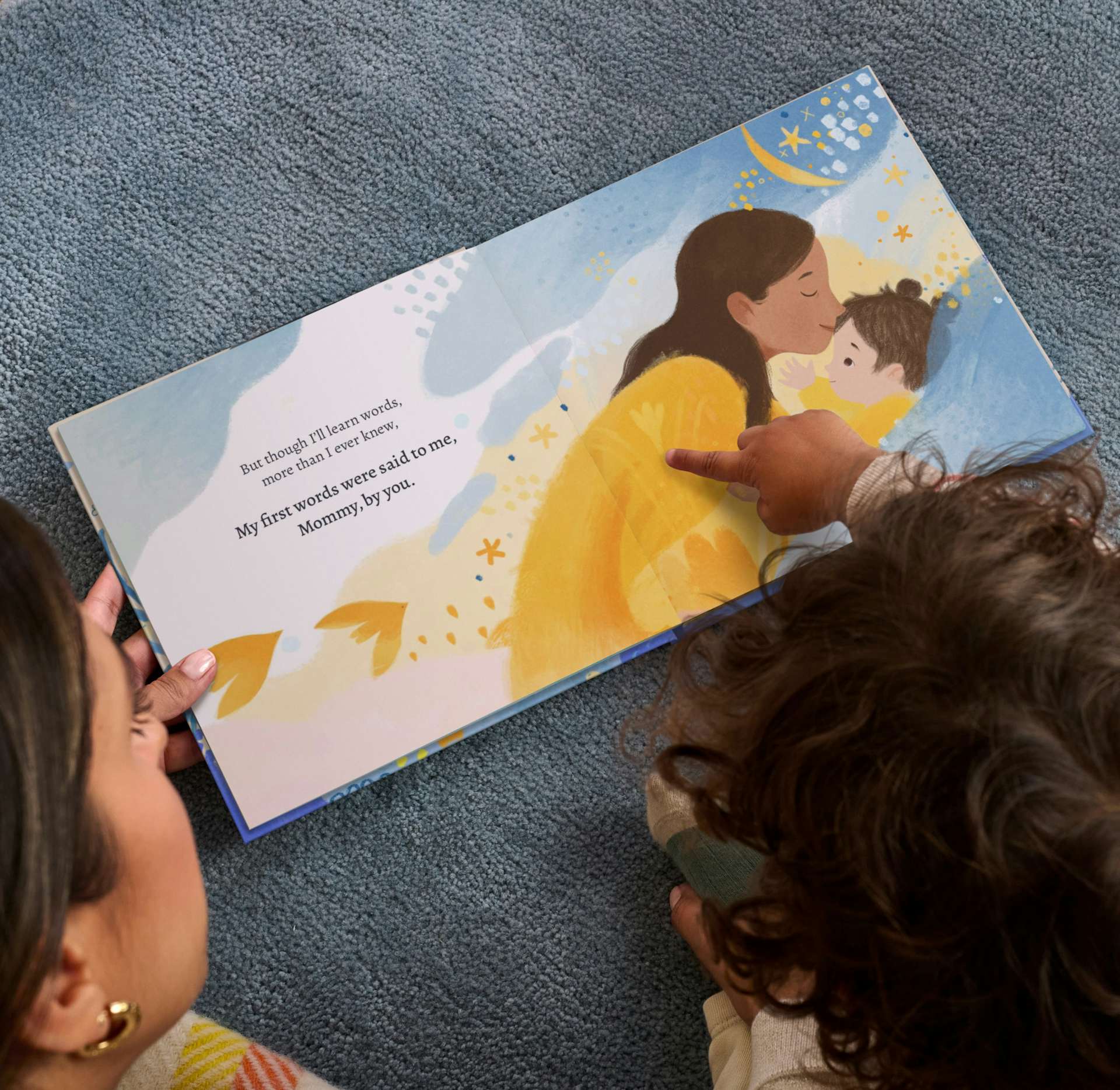 a page inside the personalised book