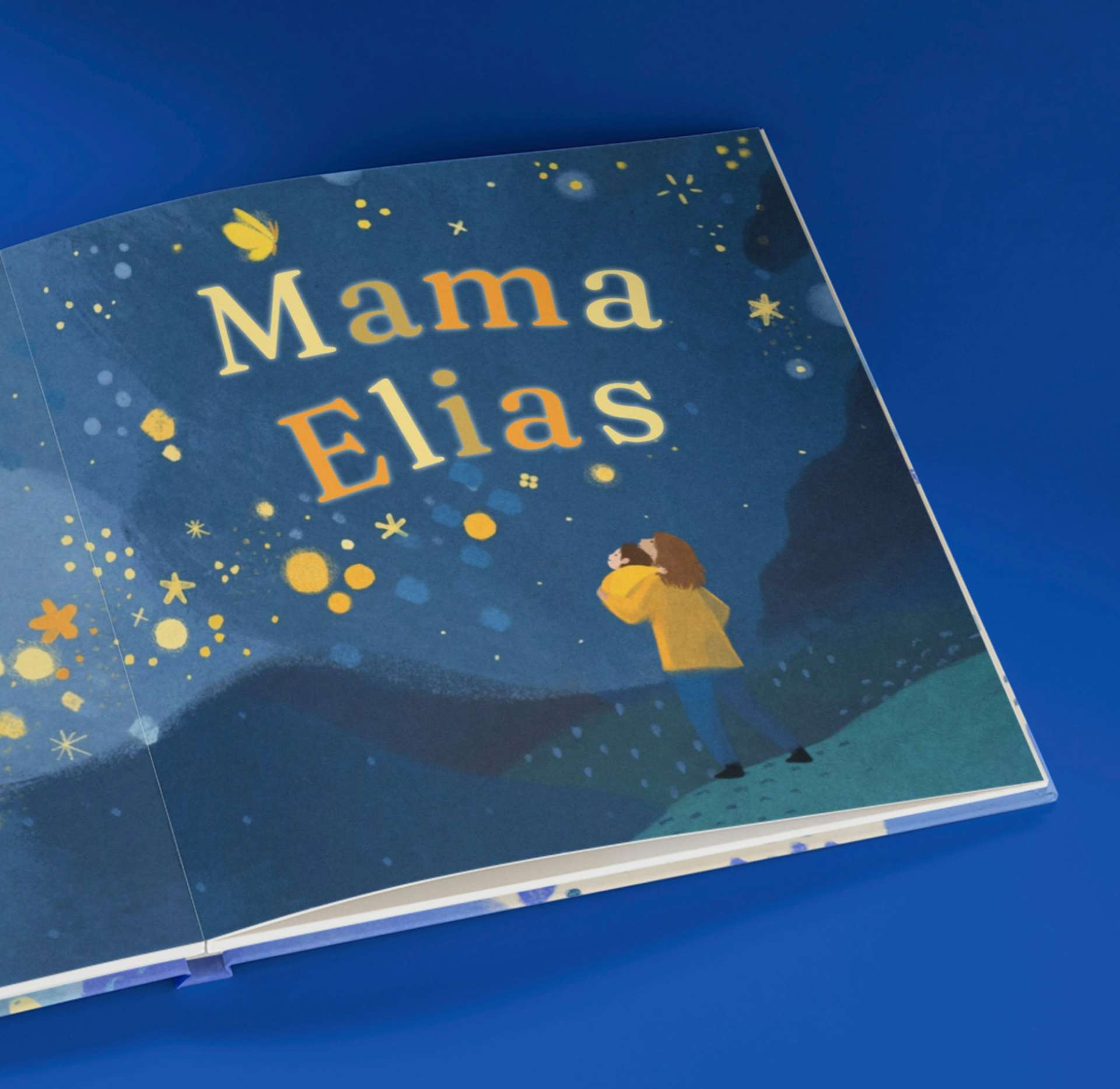 a page inside the personalised book