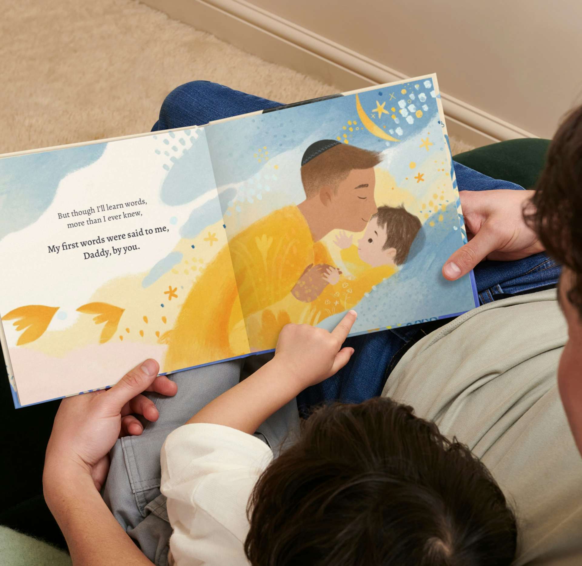 a page inside the personalised book