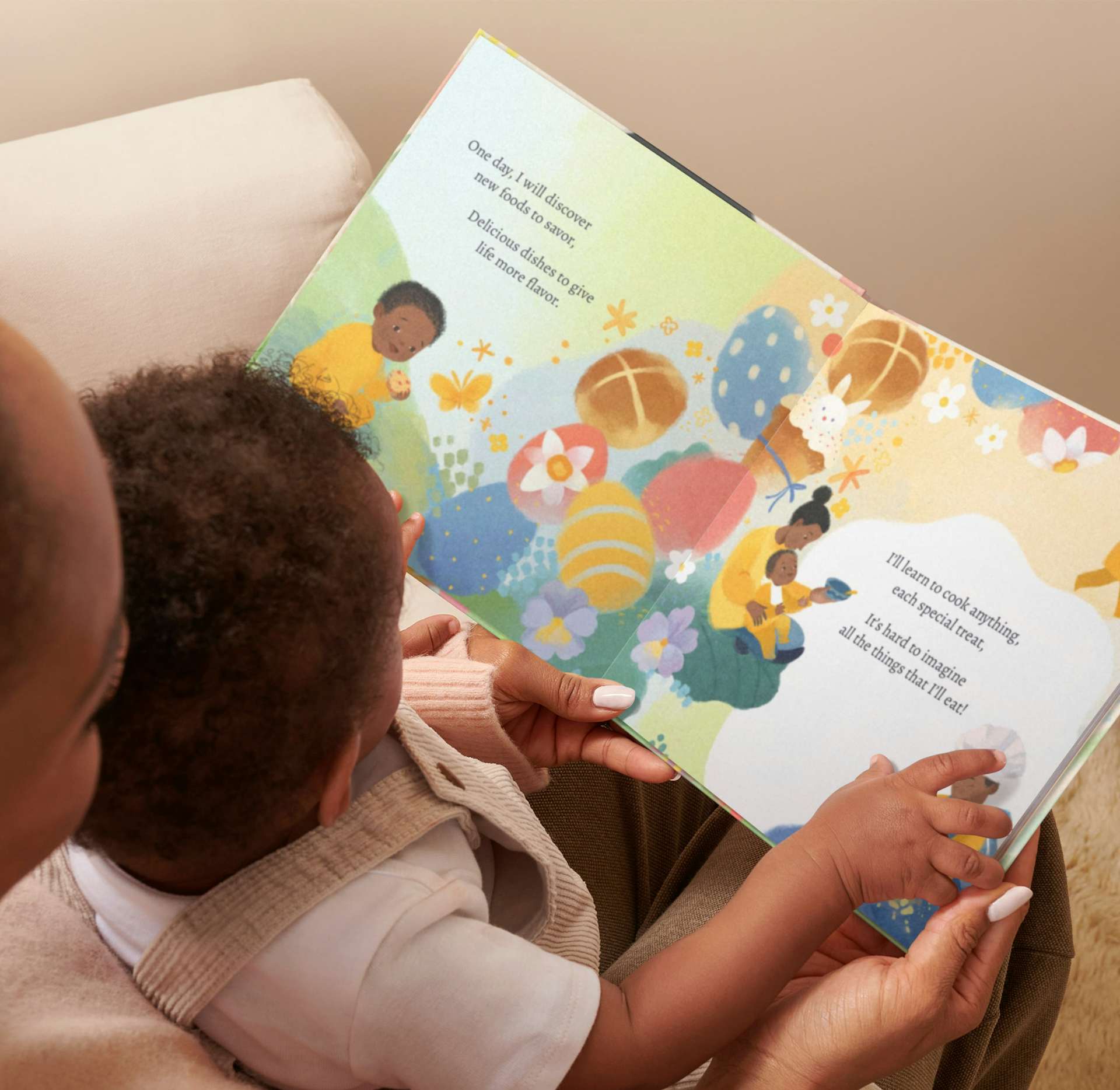 a page inside the personalised book