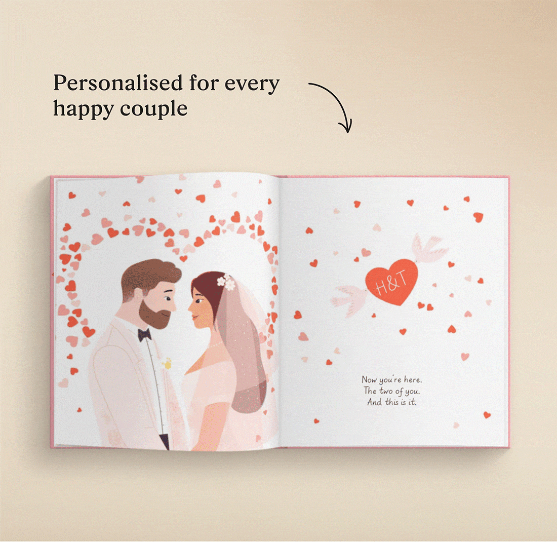 A page inside the personalised book