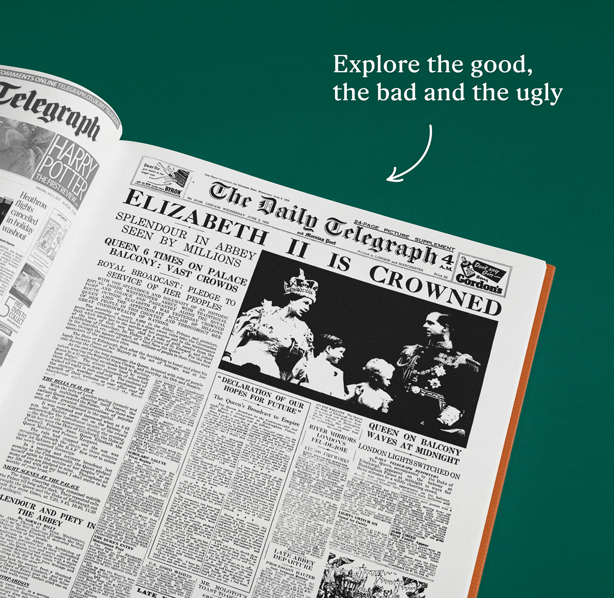 GIF showing pages inside the personalised book