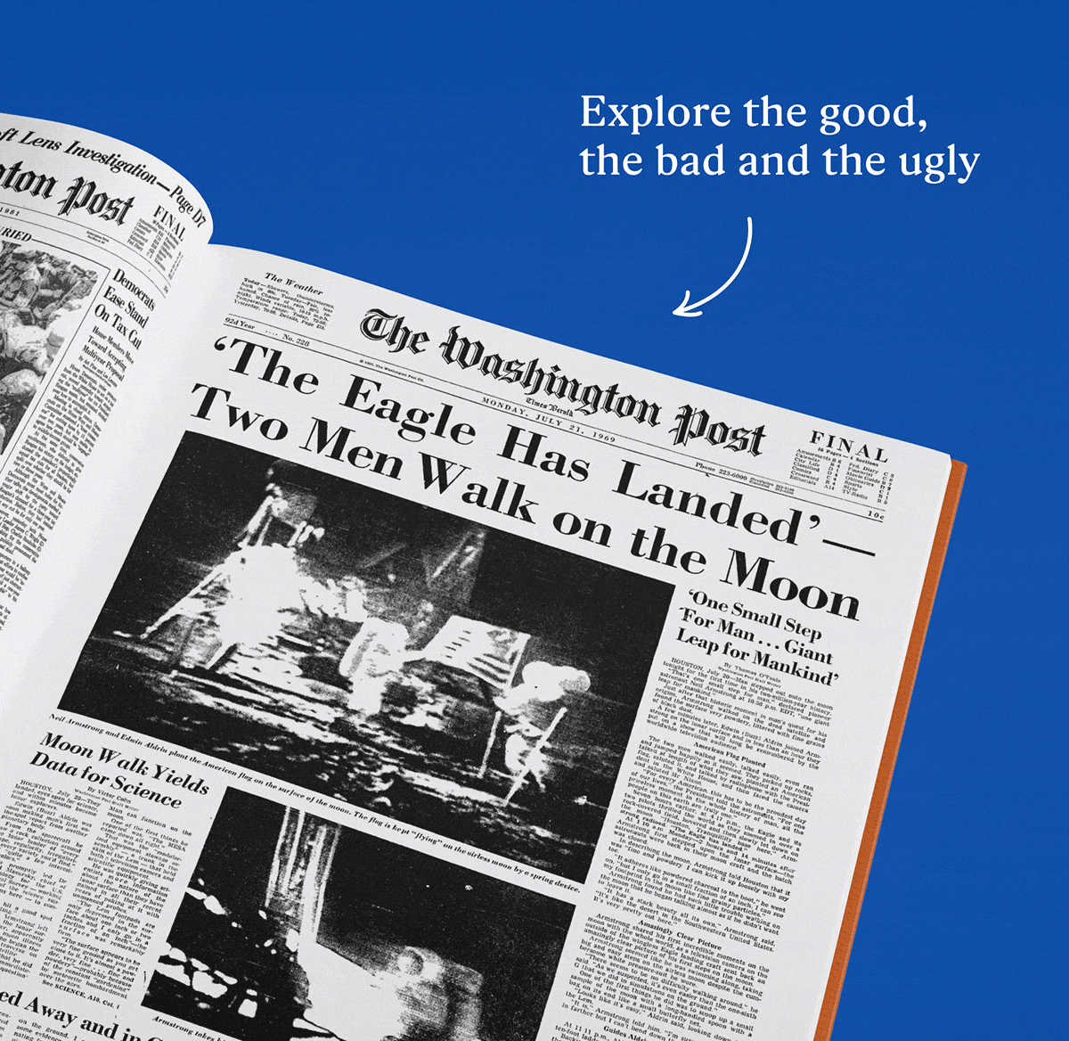 GIF showing pages inside the personalised book