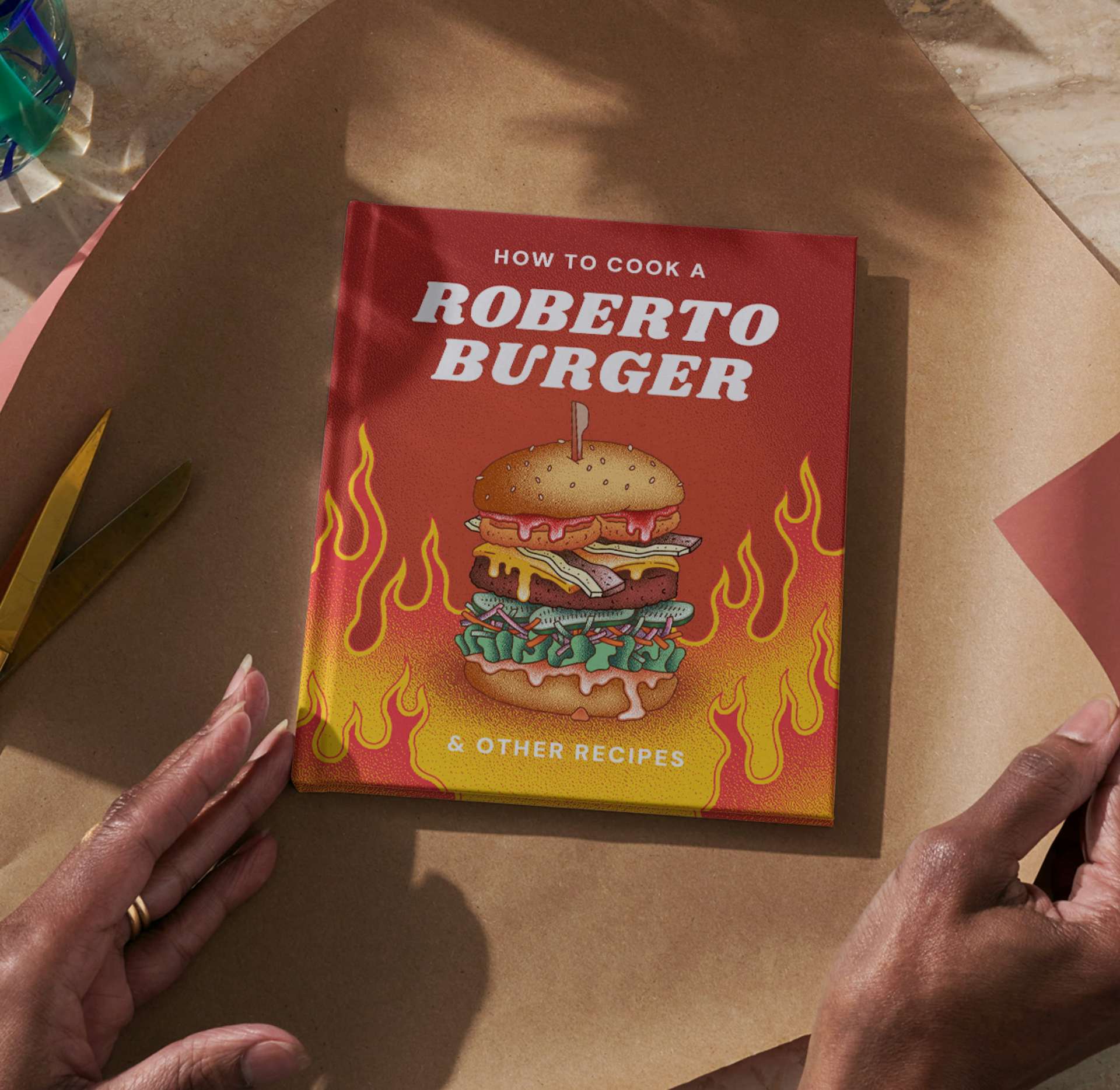 personalised book cover