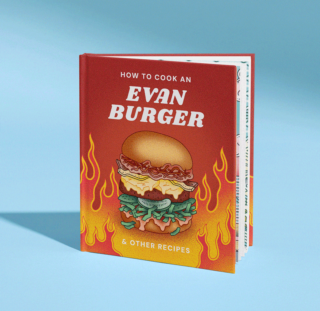 GIF showing covers of personalised book