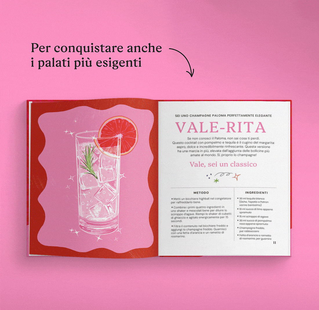 Una pagina interna di un libro personalizzato