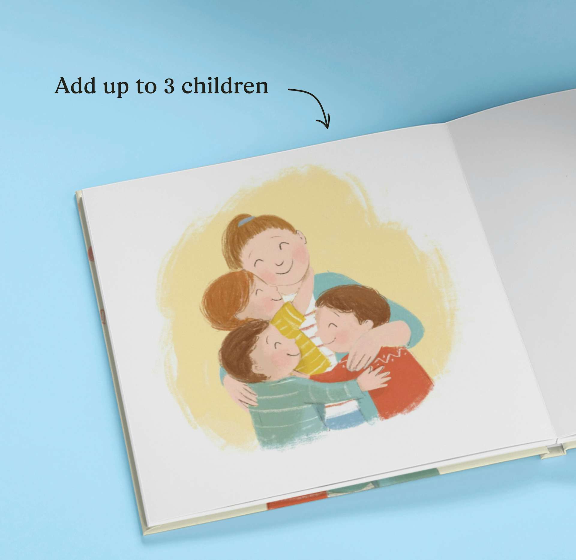 A page inside the personalised book