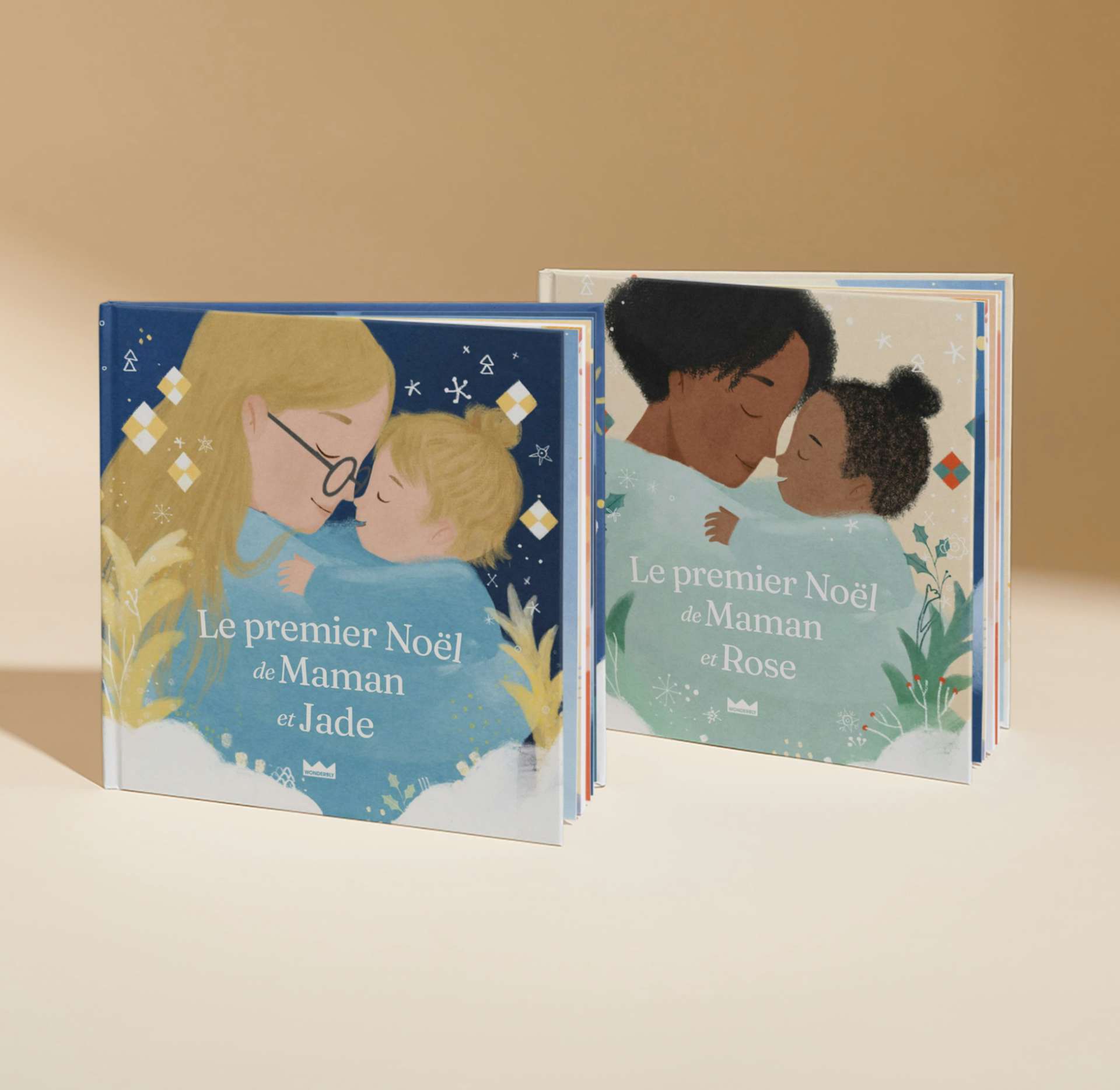 Deux couvertures personnalisées