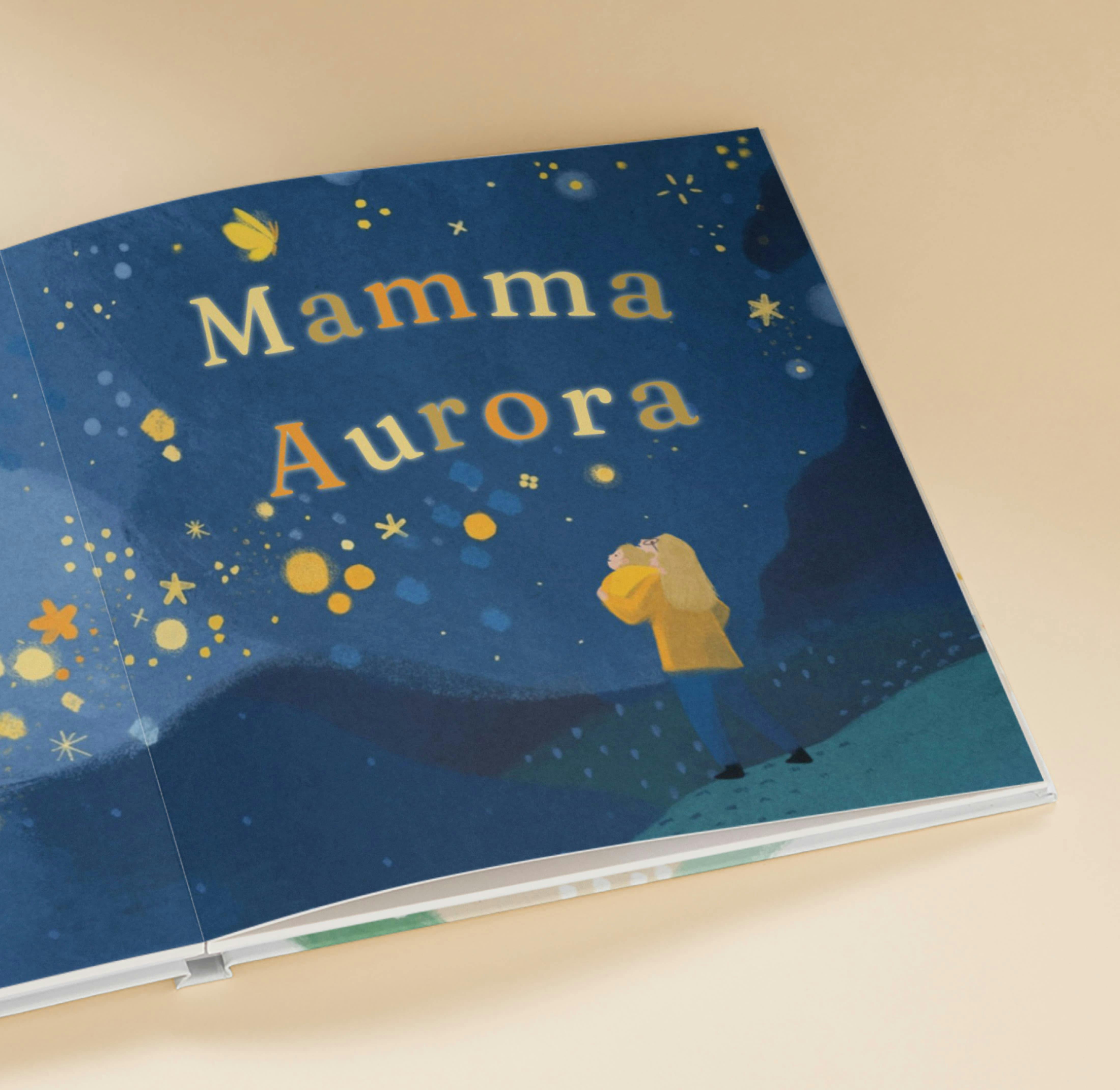 Una pagina interna di un libro personalizzato