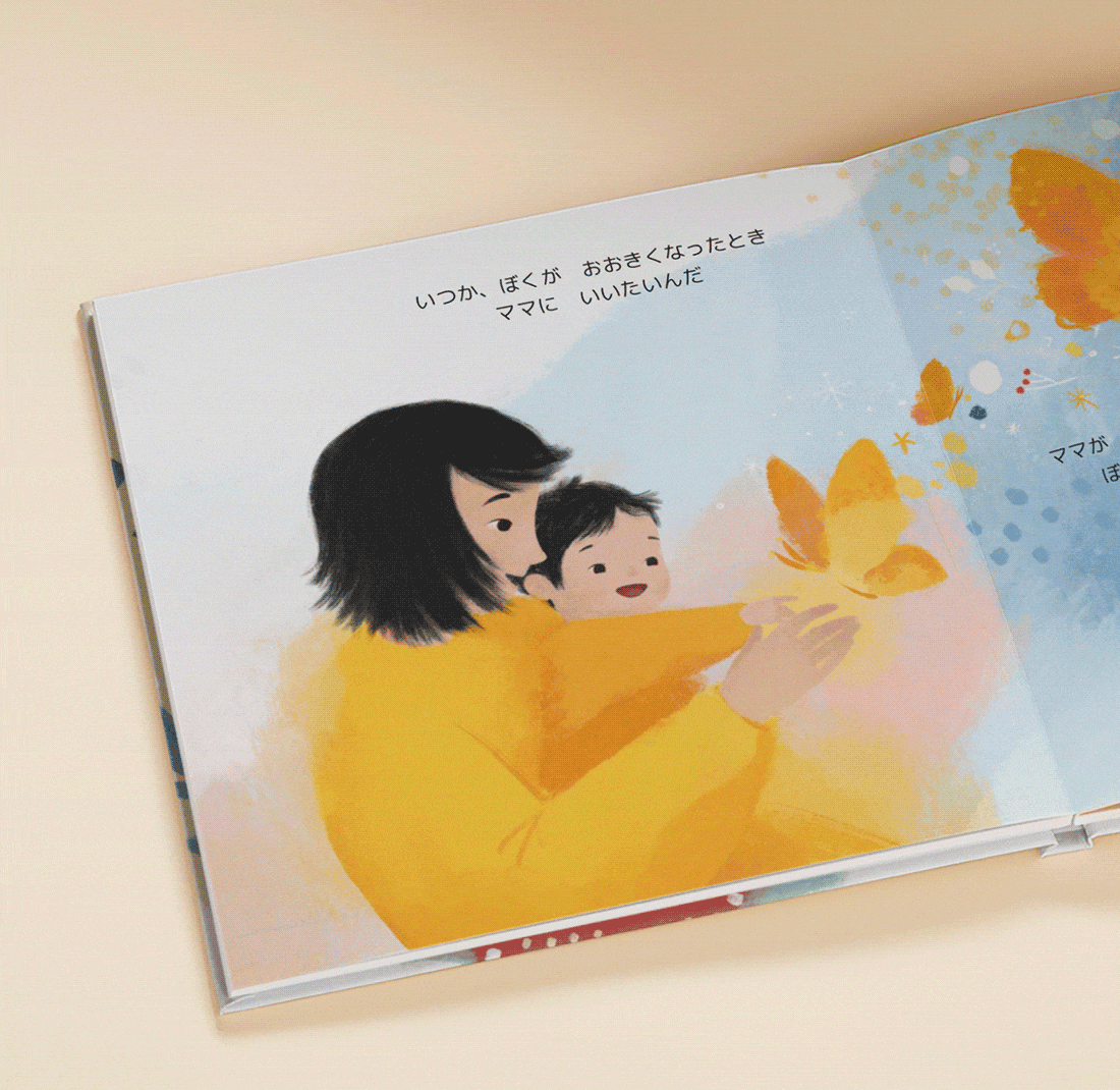 パーソナライズされたページのGIF