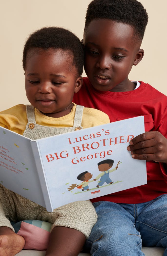 Siblings reading My Big Sibling 
