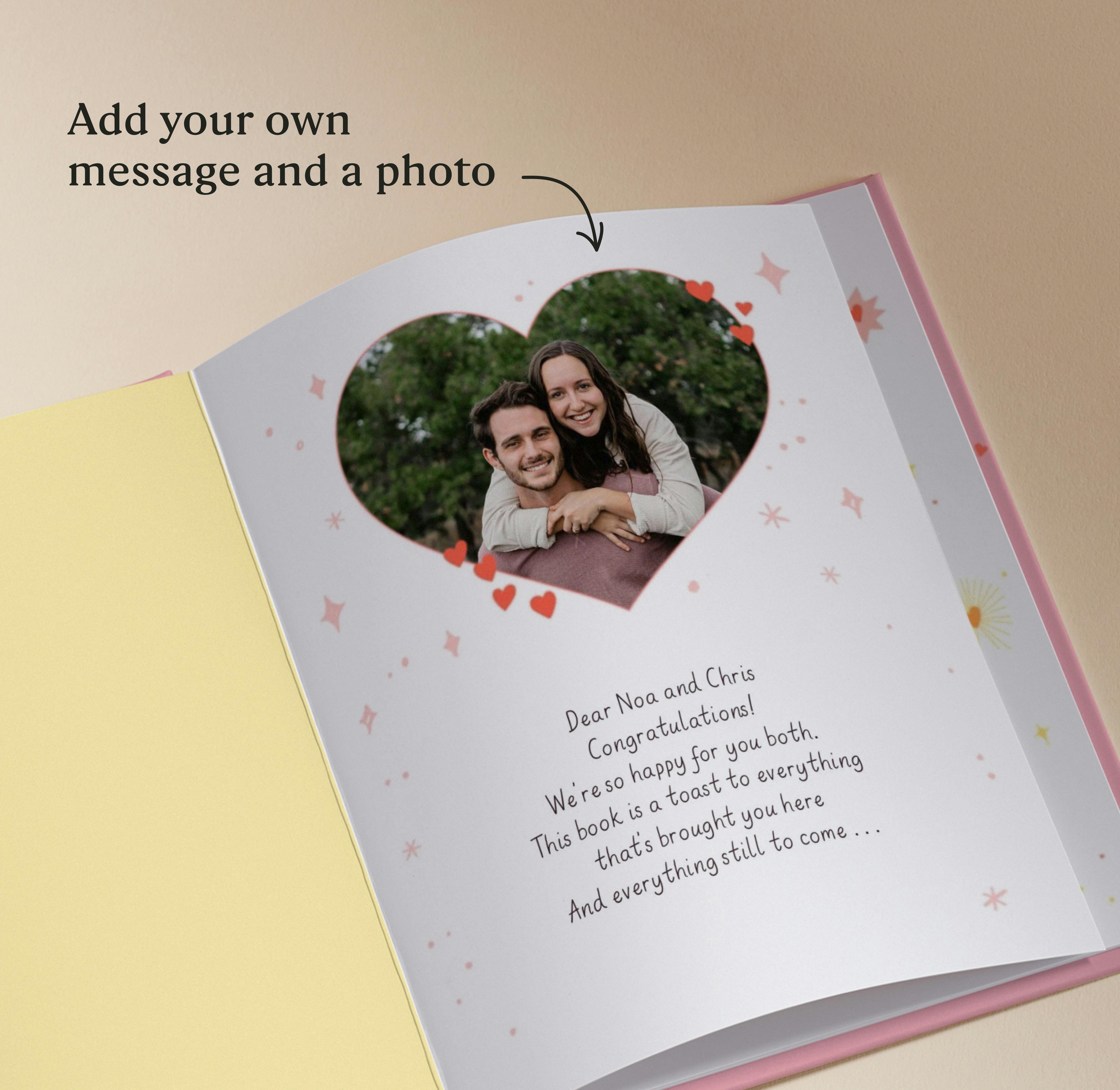 A page inside the personalised book