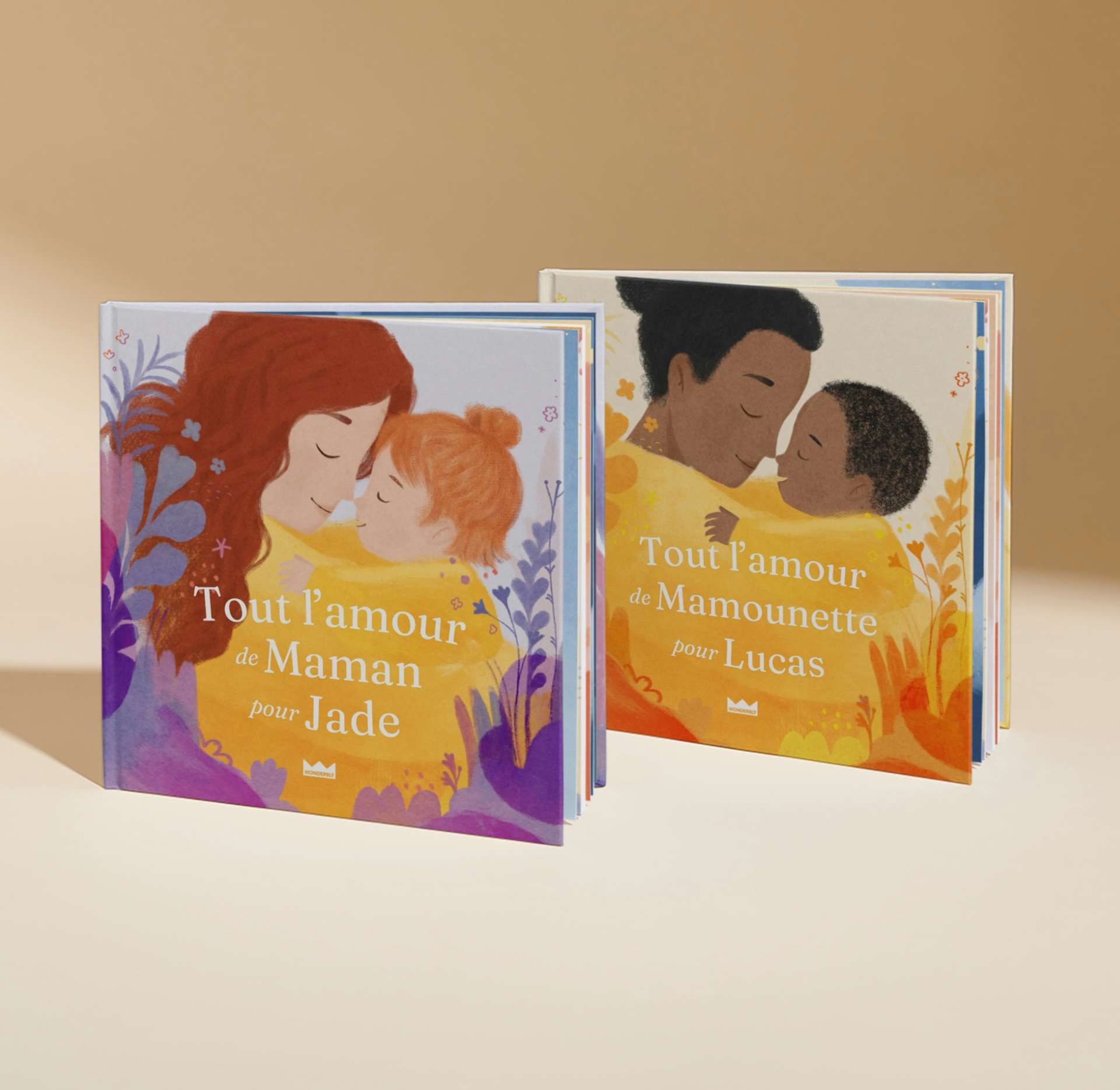 Deux couvertures personnalisées