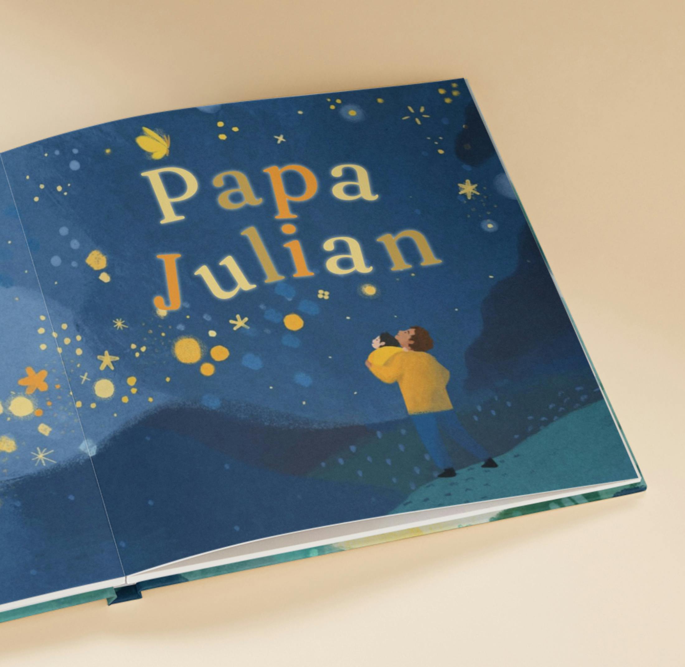 Une page intérieure du livre personnalisé
