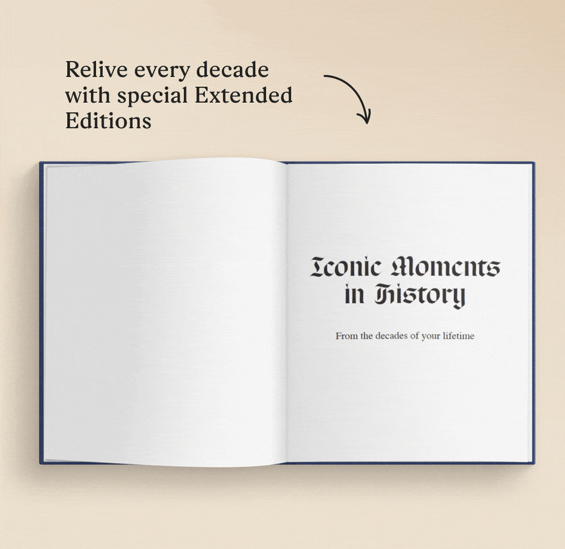 GIF showing the personalised pages of the book