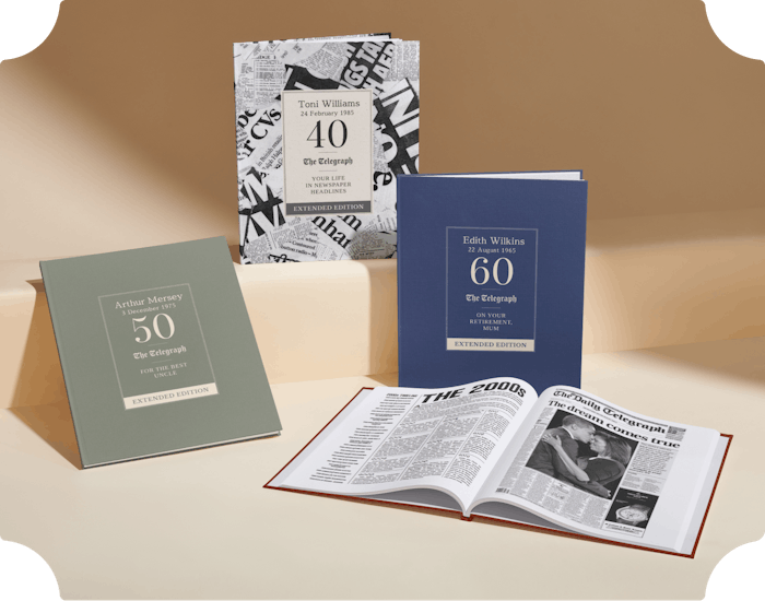 Four personalised book covers