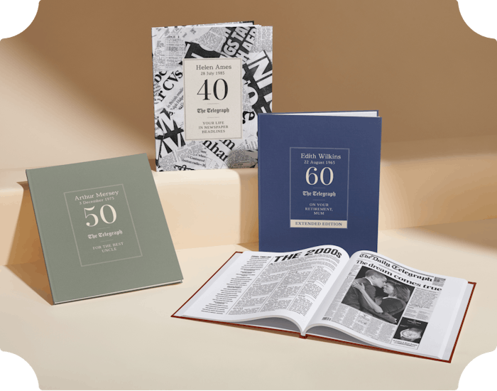 Four personalised book covers