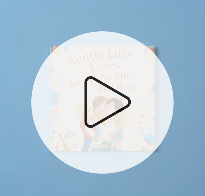 Video showing pages of personalised book