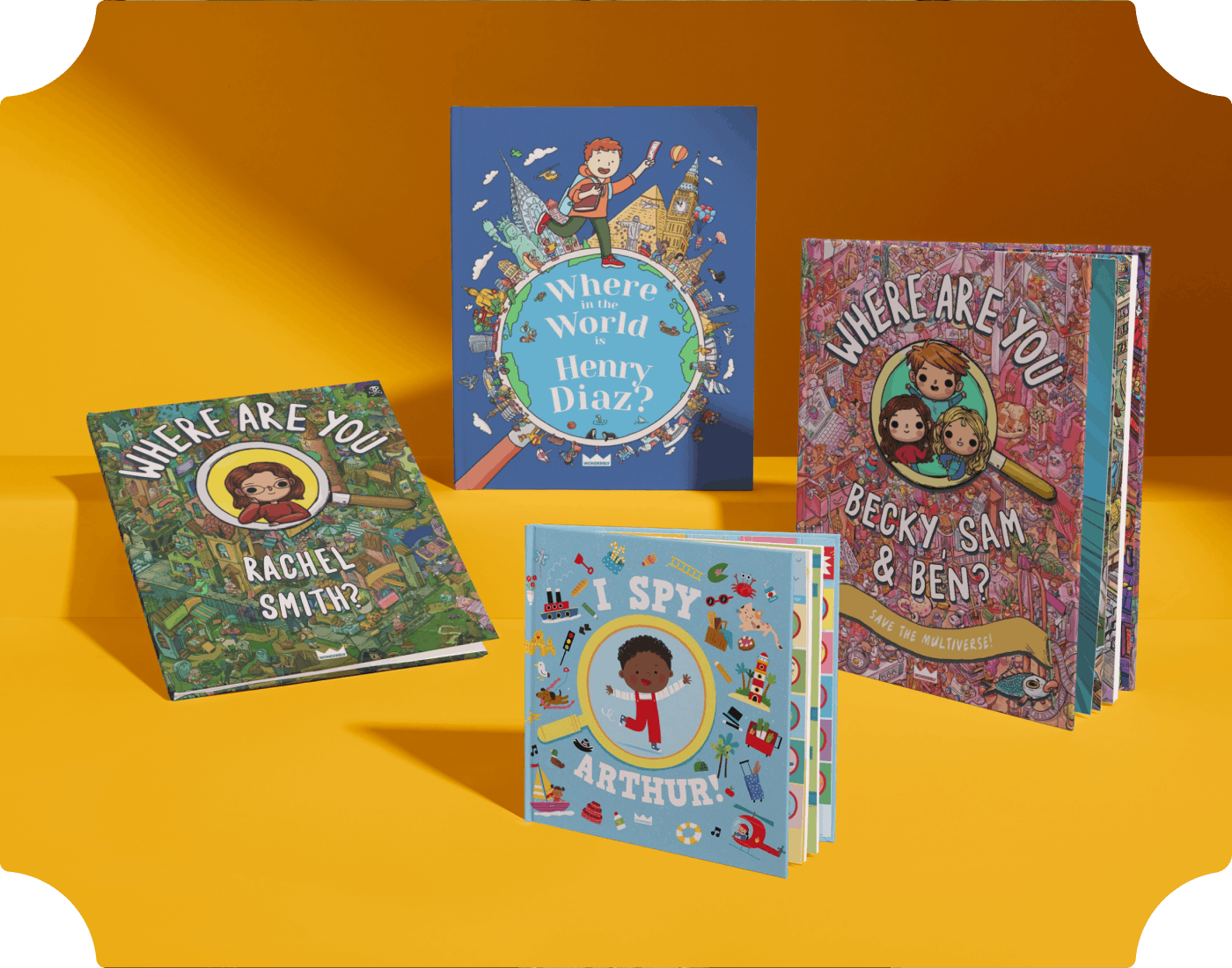 A selection of search and find books