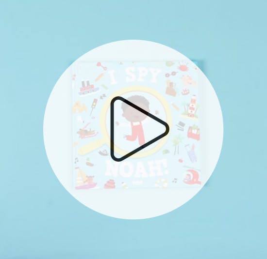 Video showing pages of personalised book