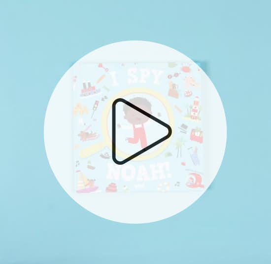 Video showing pages of personalised book