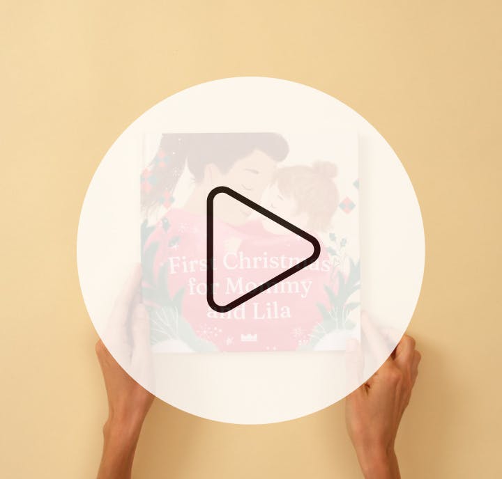 Video showing pages of personalised book