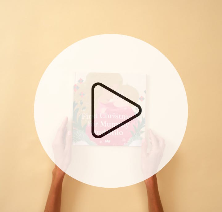 Video showing pages of personalised book
