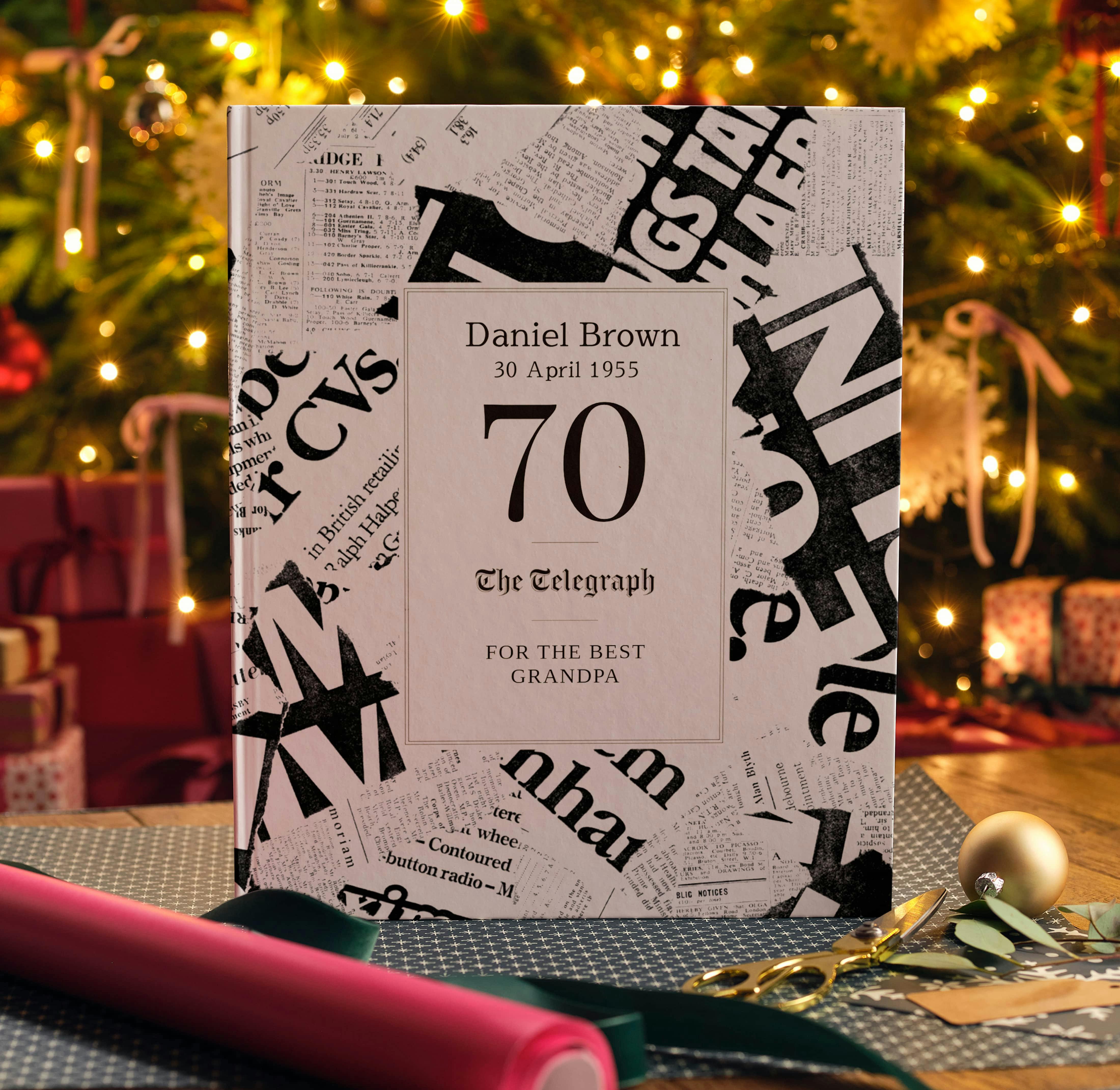 Personalised book cover