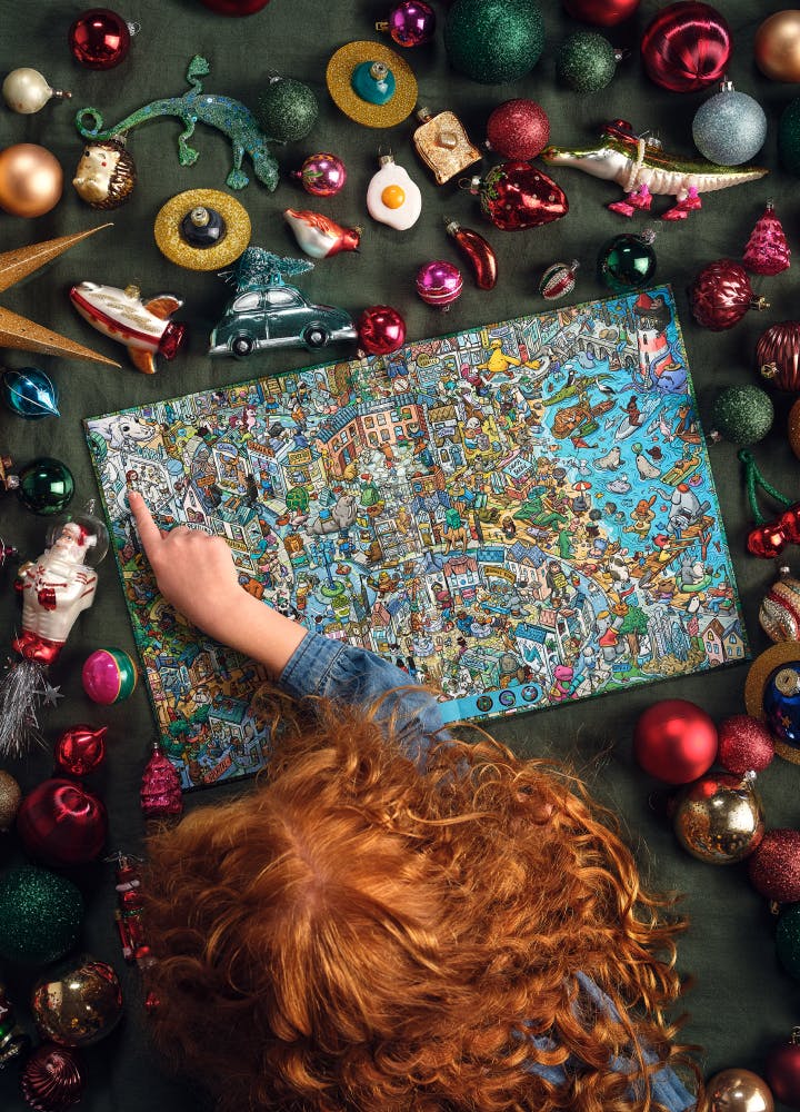 open spread of a personalized book